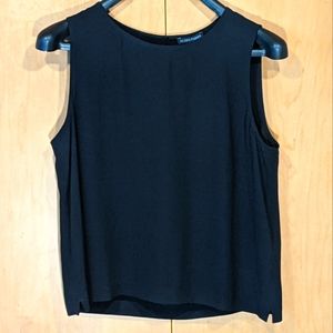 Eileen Fisher Silk Georgette Shell Icon